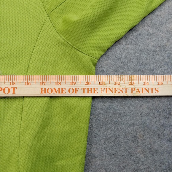 Under Armour Shirt Mens Medium Green Quarter Zip Pullover Long Sleeve Athletic - Picture 7 of 8